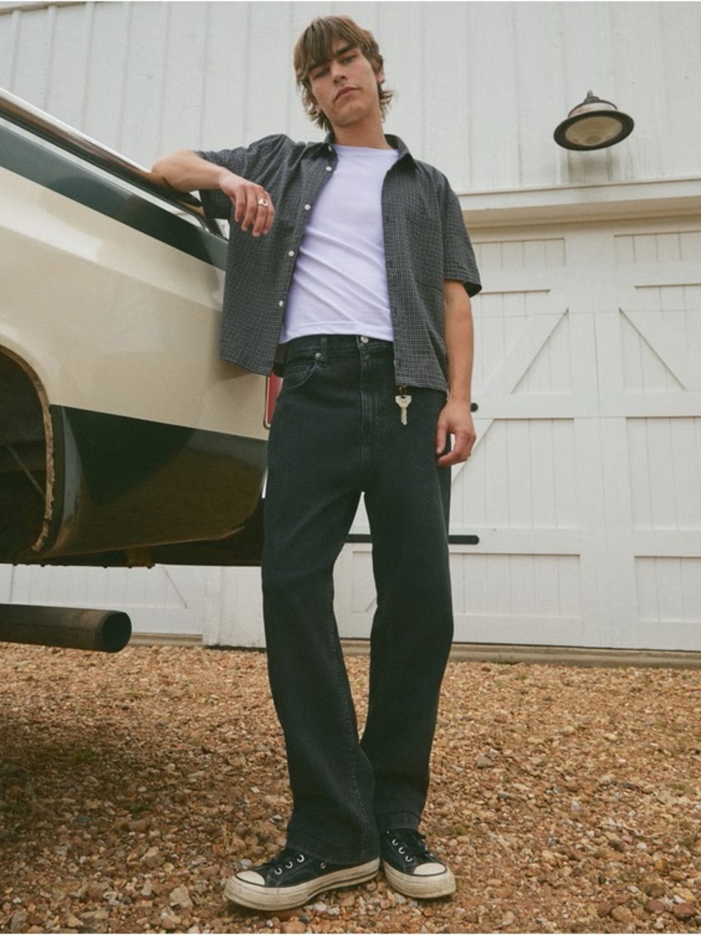 Hollister Baggy Black Jeans